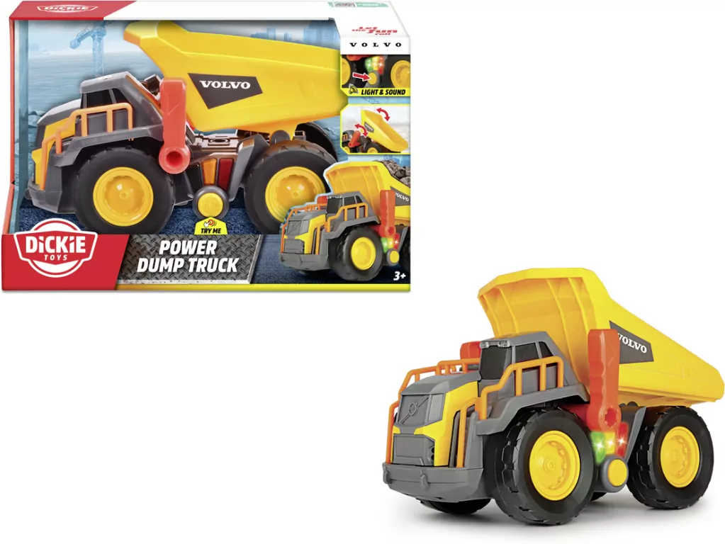 Wywrotka Volvo światło dźwięki 30cm - tantis.pl