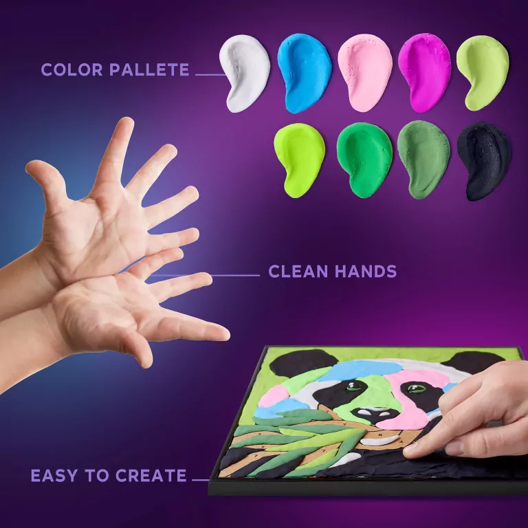 Panda. Obraz 3D. Zestaw kreatywny - tantis.pl