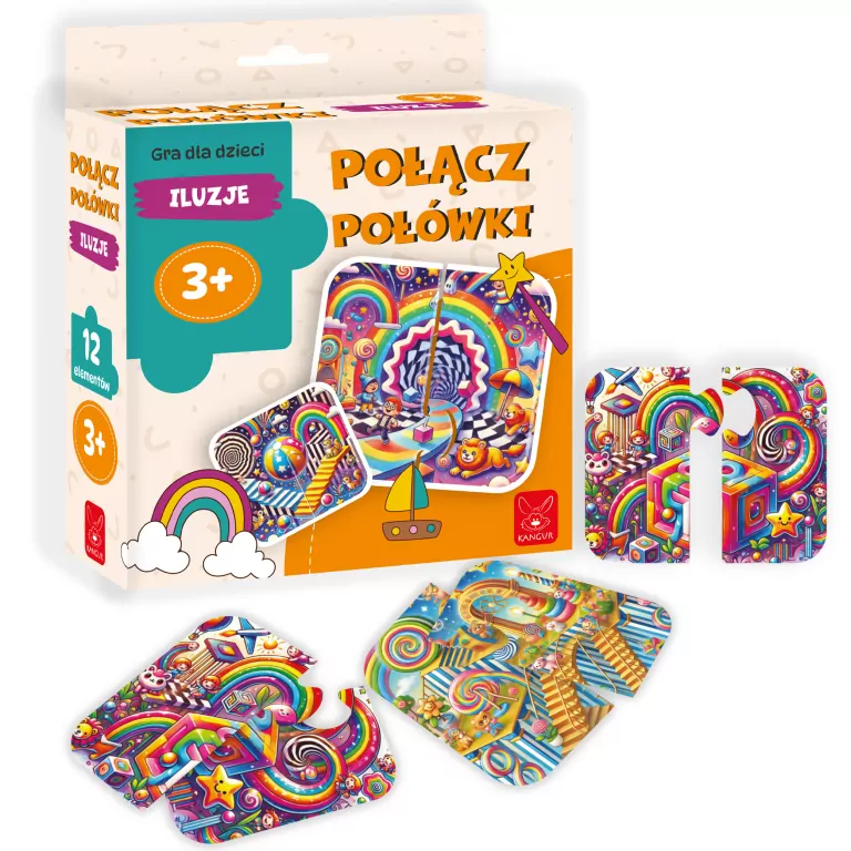 Połącz połówki Iluzje 3+ - tantis.pl