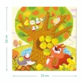 Puzzle 4w1. Z wiewiórką przez cztery pory roku - tantis.pl