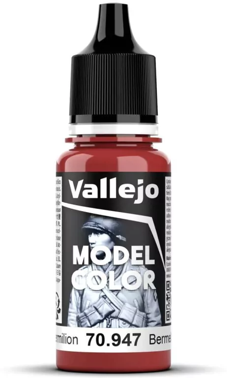 Vallejo: 70.947 - Model Color - Dark Vermilion (18 ml) - tantis.pl