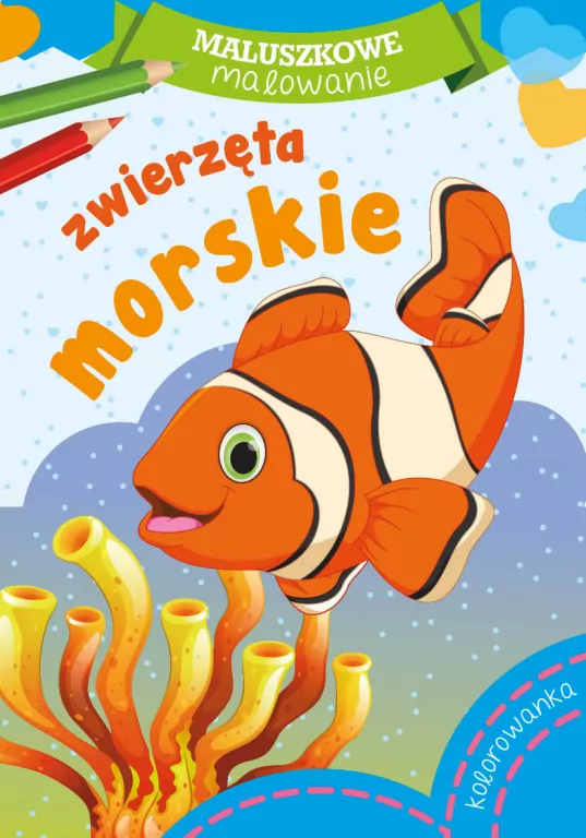 Zwierzęta morskie. Maluszkowe malowanie - tantis.pl