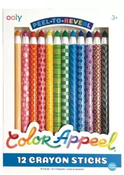 Kredki świecowe do obierania 12 kolorów