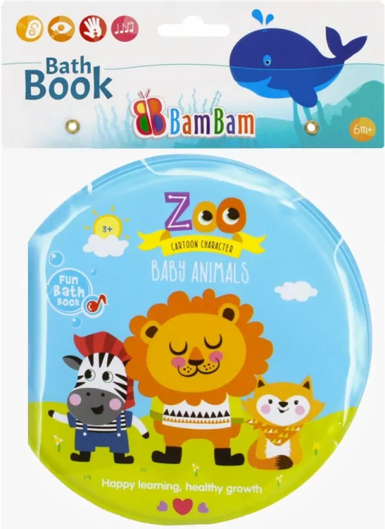 Książeczka do kąpieli. Zoo. BamBam - tantis.pl