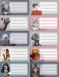 Naklejki na zeszyty The Sweet Pets