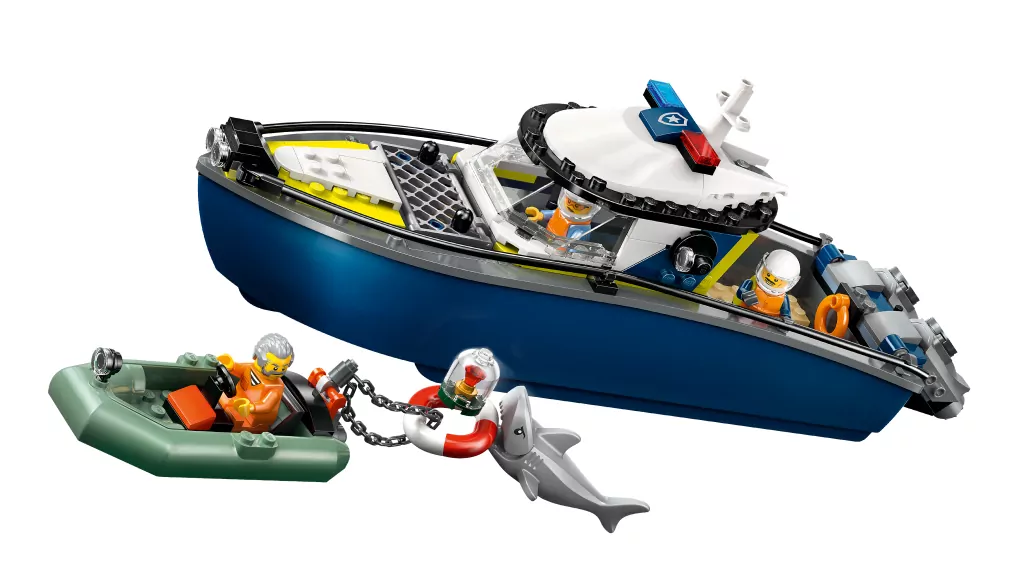 LEGO® City. Pościg łodzią policyjną 60456 - tantis.pl