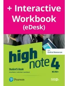 High Note 4. Student's Book (Podręcznik) + Kod Digital Resources + Interactive eBook + MyEnglishLab & Online Practice. Poziom B2/B2+. Język angielski - tantis.pl