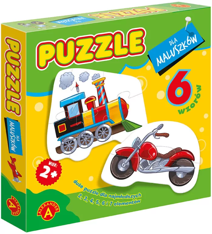 Alexander. Puzzle dla maluszków. Lokomotywa - tantis.pl