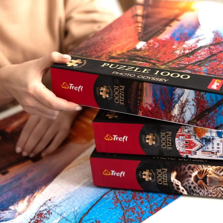 Puzzle 1000. Dziki Leopard - tantis.pl