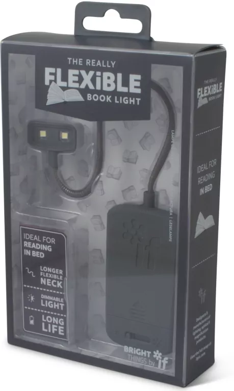 Flexible Book Light Lampka do książki szara - tantis.pl