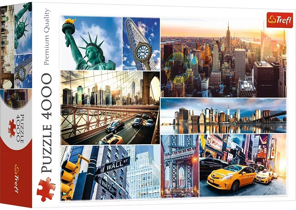 Puzzle 4000. Nowy Jork. Kolaż. 45006 - tantis.pl
