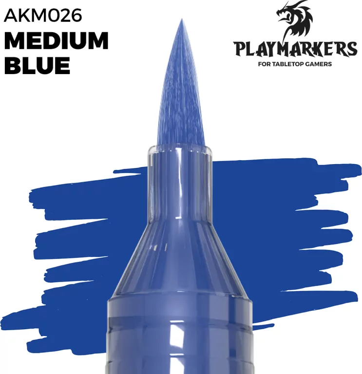 AK Interactive: Playmarkers - Medium Blue - tantis.pl