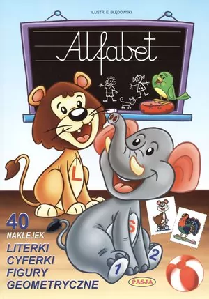 Alfabet. 40 naklejek PASJA - tantis.pl
