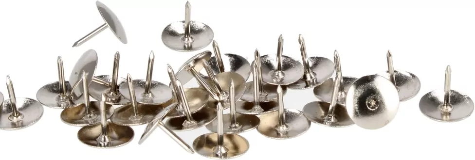 Pinezki srebrne metalowe. Starpak - tantis.pl