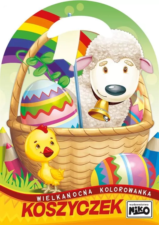 Koszyczek. Wielkanocna kolorowanka - tantis.pl