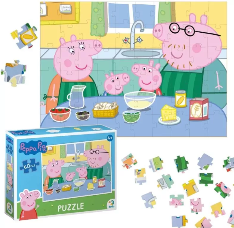 Puzzle 60 Peppa Pig - tantis.pl