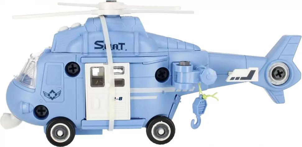 Helikopter do skręcania z akcesoriami 499168 Mega Creative - tantis.pl