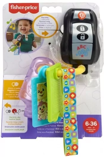 Fisher Price Edukacyjne kluczyki ABC 123 HXF51 - tantis.pl