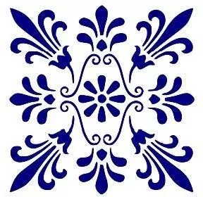 Szablon zmywalny ornament A4 20x30cm - tantis.pl