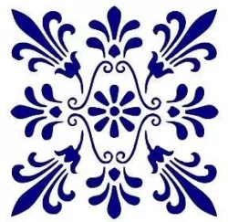 Szablon zmywalny ornament A4 20x30cm