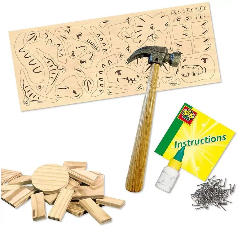 Ses Creative. Zestaw stolarski Dinozaury - tantis.pl