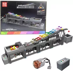 Klocki konstrukcyjne Tor na kulki z silnikiem