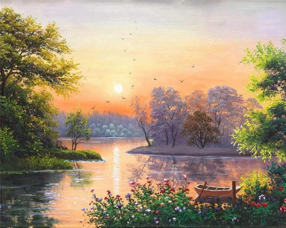 Malowanie po numerach - 40x50cm Pejzaż - tantis.pl