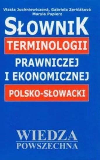 Słownik terminologii praw. ek. pol.-słow. - tantis.pl