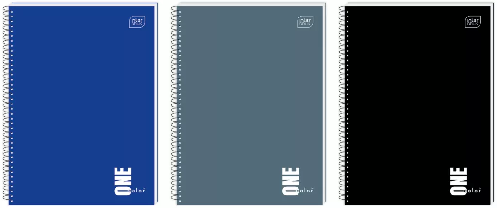 Kołozeszyt UV One Color. A4/100K kratka. 5 sztuk - tantis.pl