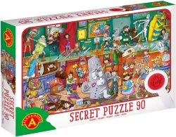 Puzzle 90 obserwacyjne z lupą. Muzeum