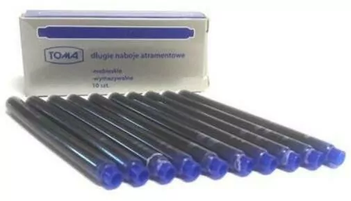 Naboje do piór długie, niebieskie - tantis.pl