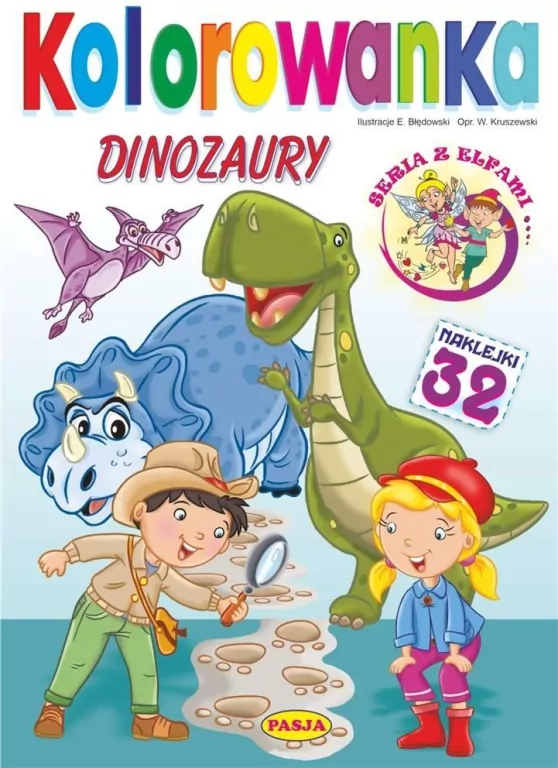 Dinozaury. Kolorowanka - tantis.pl