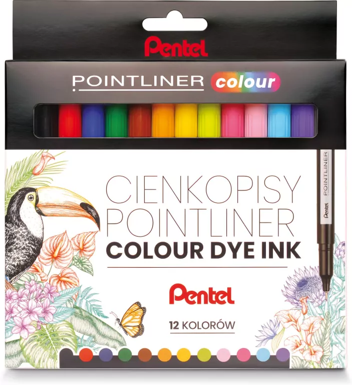 Cienkopis pointliner S40-ST 12 kolorów - tantis.pl