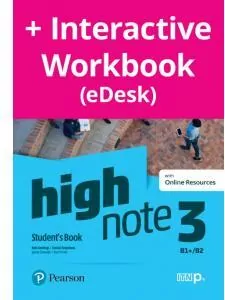 High Note 3. Student's Book (Podręcznik) + Kod Digital Resources + eBook. Poziom B1+/B2. Język angielski. E-book - tantis.pl