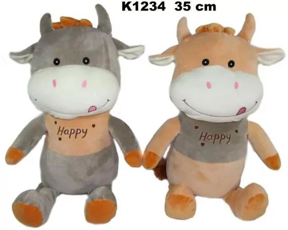 Sun-Day. Maskotka Krowa 2 kolory 35cm, mix 1 sztuka - tantis.pl