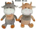 Sun-Day. Maskotka Krowa 2 kolory 35cm, mix 1 sztuka - tantis.pl