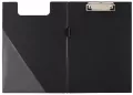 Deska A4 PVC z klipem i okładką. Czarna - tantis.pl