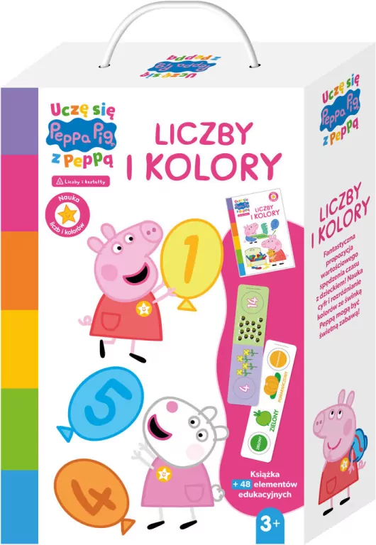 Peppa Pig. Liczby i kolory. Uczę się z Peppą - tantis.pl