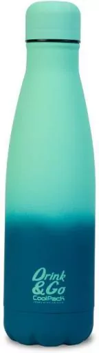 Bidon 500ml metalowy Coolpack Gradient Blue Lagoon - tantis.pl