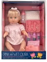 Dolls World Lalkap pijąca i sikająca Olivia 38cm - tantis.pl