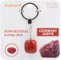 Brelok Powodzenia każdego dnia czerwony jaspis - tantis.pl