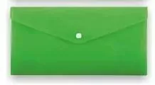 Koperta na zatrzask zielona