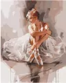 Malowanie po numerach BRUSHME 40x50cm Balerina w obłoku czułości - tantis.pl