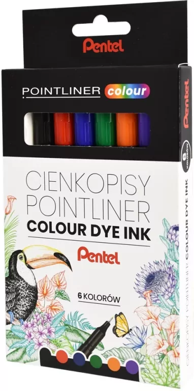 Cienkopis pointliner S40-ST 6 kolorów - tantis.pl