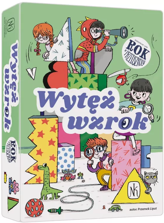 Wytęż wzrok. Rok w przedszkolu. Gra edukacyjna - tantis.pl