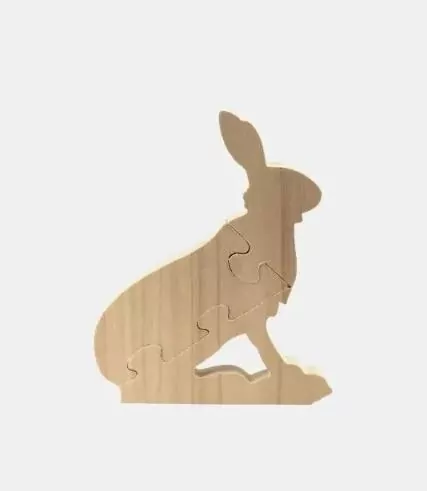 Puzzle przestrzenne Zając - tantis.pl