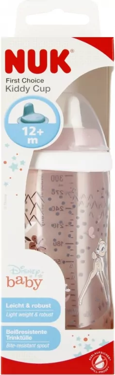 NUK. Kiddy Cup. Kubek 300 ml. 12 miesięcy. Bambi - tantis.pl