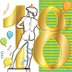 Karnet KW Urodziny Osiemnastka - Posąg