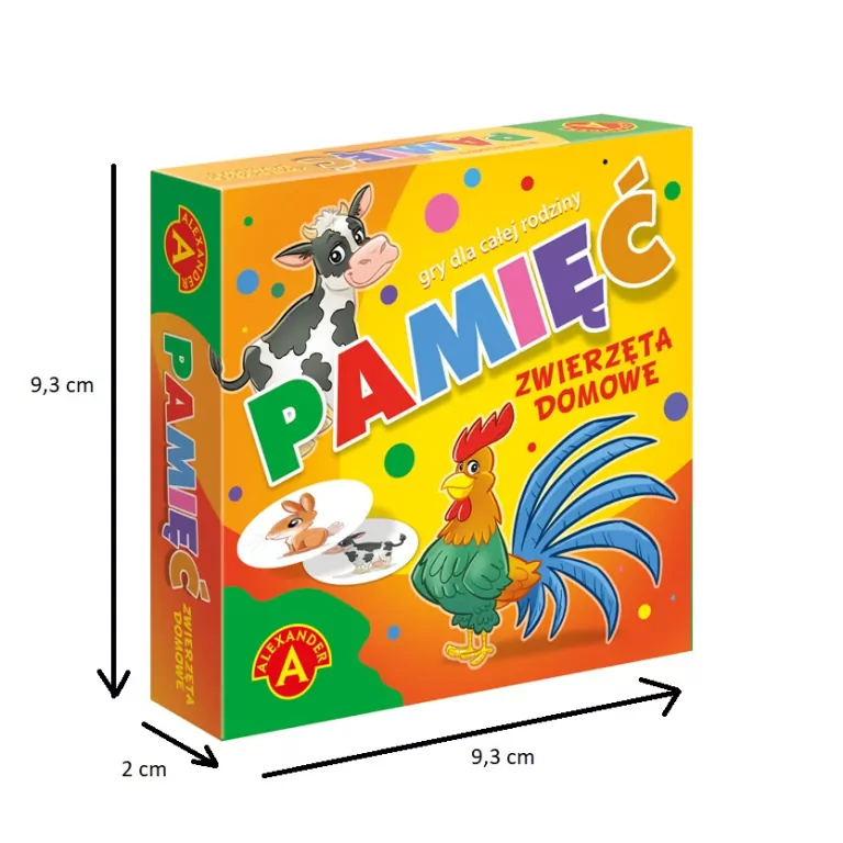 Pamięć. Zwierzęta Domowe. Gry dla całej rodziny - tantis.pl