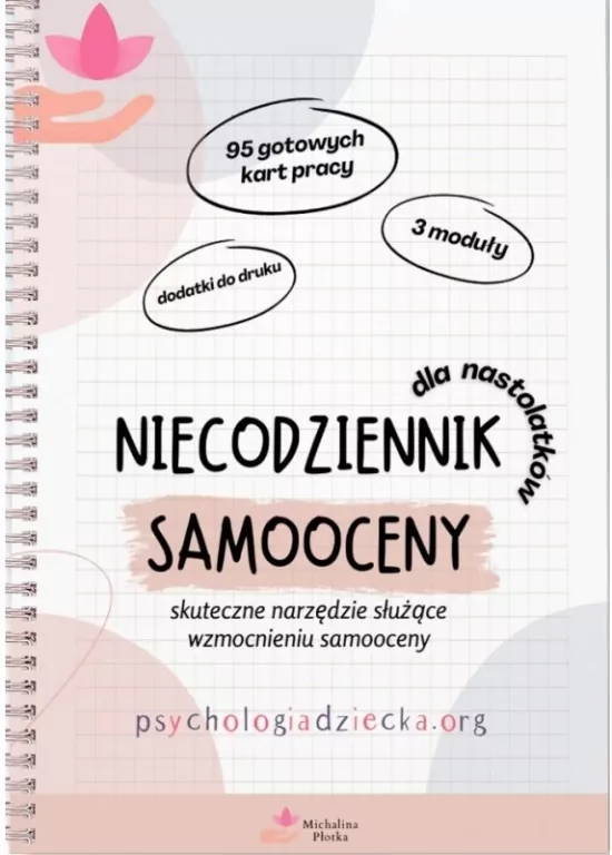 Niecodziennik samooceny dla dla nastolatków. Skuteczne narzędzie służące wzmocnieniu samooceny - tantis.pl